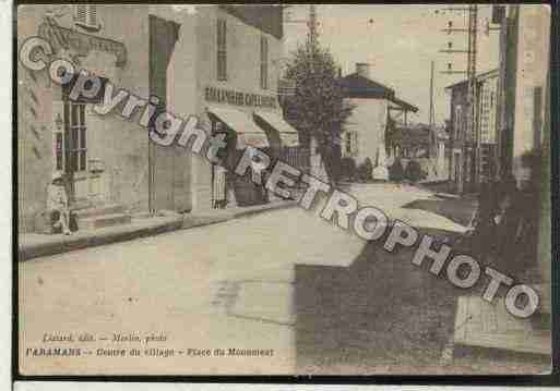 Ville de FARAMANS Carte postale ancienne