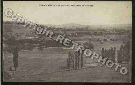 Ville de FARAMANS Carte postale ancienne