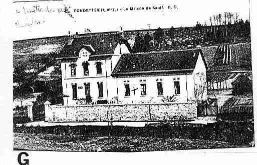 Ville de FONDETTES Carte postale ancienne