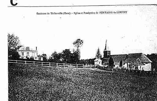 Ville de FONTAINELALOUVET Carte postale ancienne