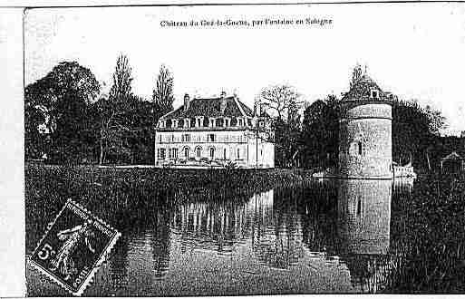 Ville de FONTAINESENSOLOGNE Carte postale ancienne