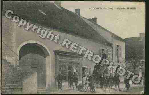 Ville de FOUCHERANS Carte postale ancienne