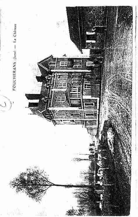 Ville de FOUCHERANS Carte postale ancienne Ville de FOUCHERANS Carte postale ancienne