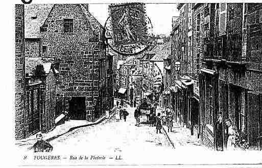 Ville de FOUGERES Carte postale ancienne