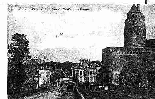 Ville de FOUGERES Carte postale ancienne