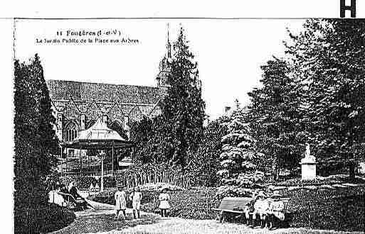 Ville de FOUGERES Carte postale ancienne