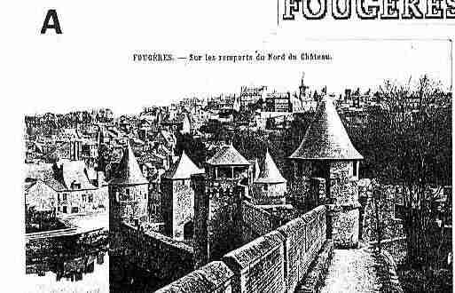 Ville de FOUGERES Carte postale ancienne Ville de FOUGERES Carte postale ancienne