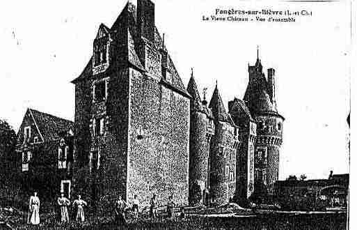 Ville de FOUGERESSURBIEVRE Carte postale ancienne