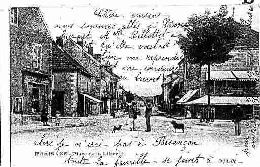 Ville de FRAISANS Carte postale ancienne