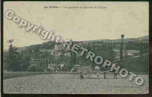 Ville de FRETTE(LA) Carte postale ancienne