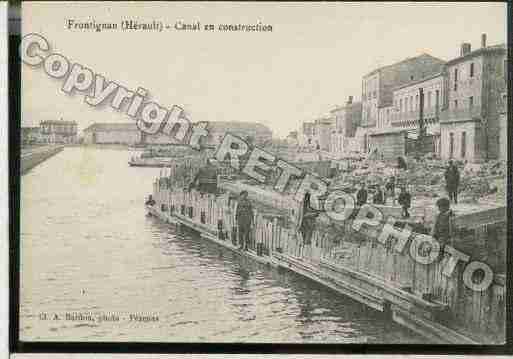 Ville de FRONTIGNAN Carte postale ancienne