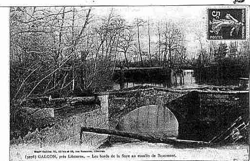 Ville de GALGON Carte postale ancienne