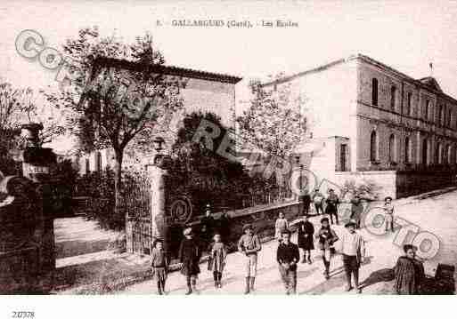 Ville de GALLARGUESLEMONTUEUX Carte postale ancienne Ville de GALLARGUESLEMONTUEUX Carte postale ancienne