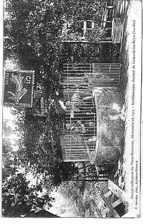 Ville de GAMARDELESBAINS Carte postale ancienne