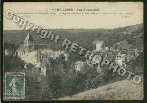Ville de GARGILESSEDAMPIERRE Carte postale ancienne