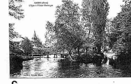 Ville de GASNY Carte postale ancienne