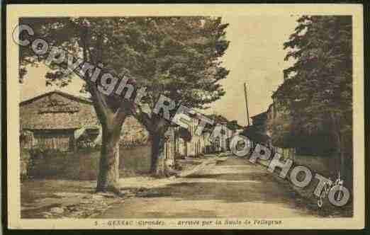 Ville de GENSAC Carte postale ancienne