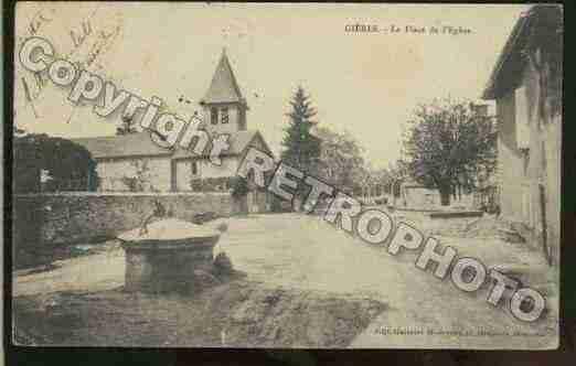 Ville de GIERES Carte postale ancienne