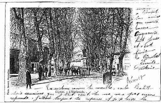 Ville de GIGNAC Carte postale ancienne