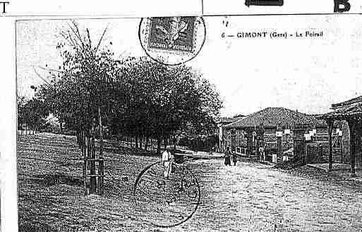 Ville de GIMONT Carte postale ancienne