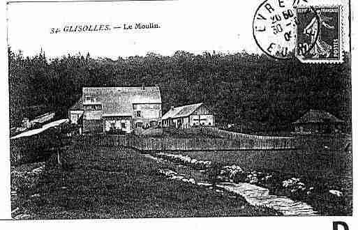 Ville de GLISOLLES Carte postale ancienne