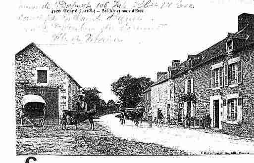 Ville de GOSNE Carte postale ancienne