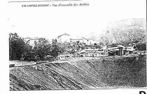 Ville de GRANDCOMBE(LA) Carte postale ancienne