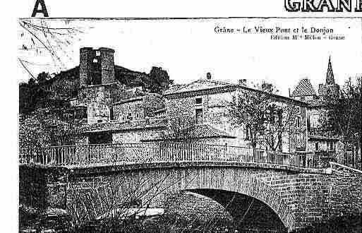 Ville de GRANE Carte postale ancienne