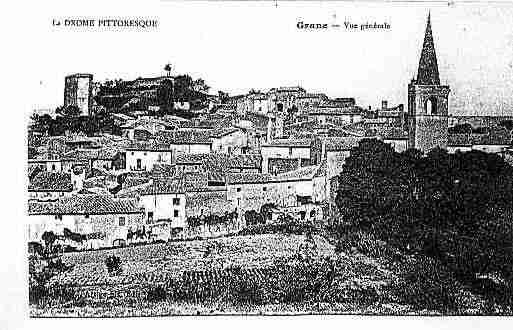 Ville de GRANE Carte postale ancienne