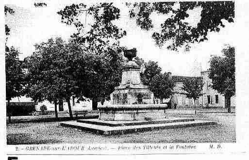 Ville de GRENADESURL\'ADOUR Carte postale ancienne