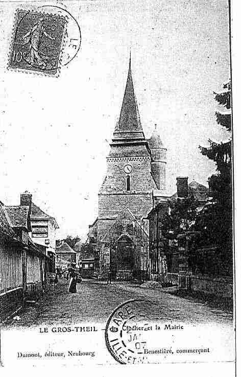 Ville de GROSTHEIL(LE) Carte postale ancienne