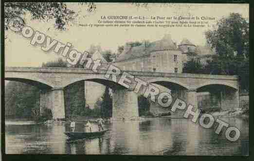 Ville de GUERCHE(LA) Carte postale ancienne