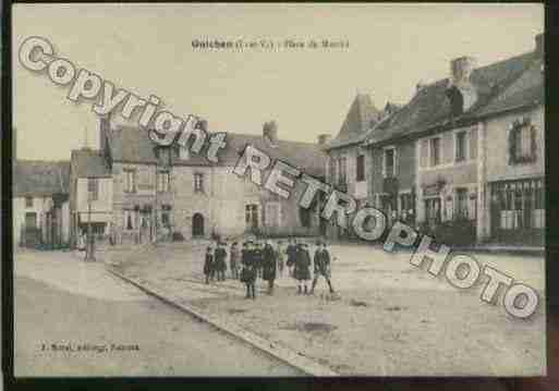 Ville de GUICHENPONTREAN Carte postale ancienne