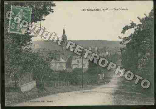 Ville de GUICHENPONTREAN Carte postale ancienne