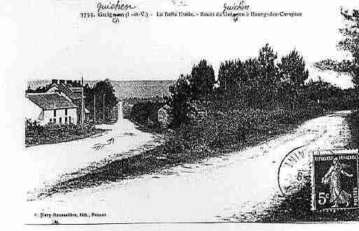 Ville de GUICHENPONTREAN Carte postale ancienne