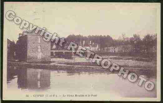 Ville de GUIPRY Carte postale ancienne