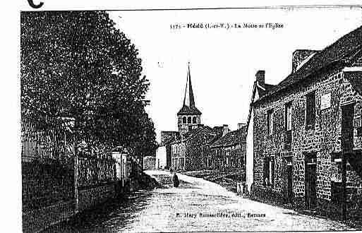 Ville de HEDE Carte postale ancienne