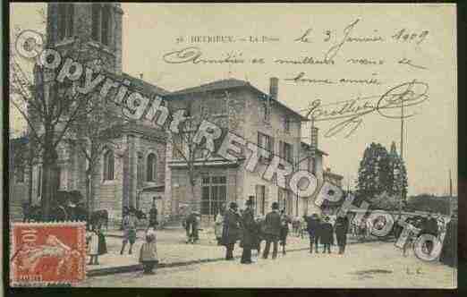 Ville de HEYRIEUX Carte postale ancienne