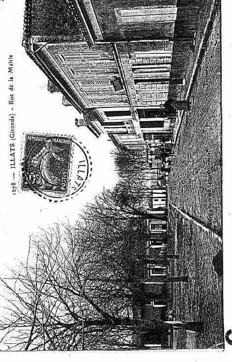 Ville de ILLATS Carte postale ancienne