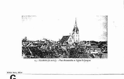 Ville de ILLIERSCOMBRAY Carte postale ancienne Ville de ILLIERSCOMBRAY Carte postale ancienne