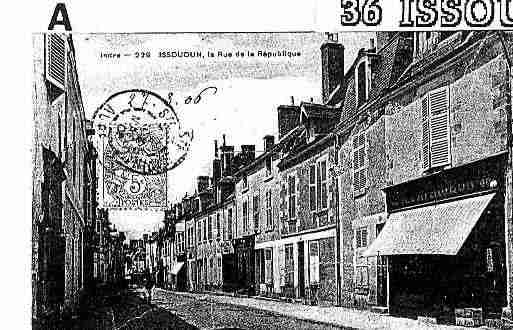 Ville de ISSOUDUN Carte postale ancienne