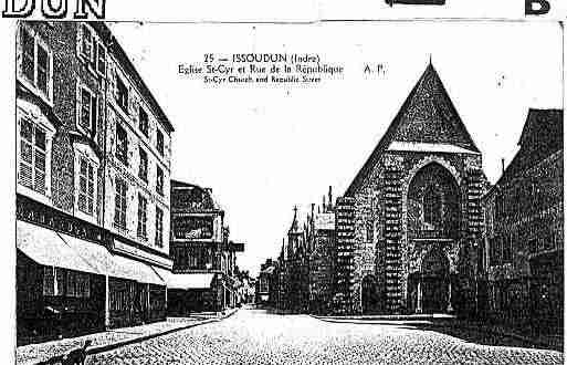 Ville de ISSOUDUN Carte postale ancienne