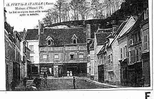 Ville de IVRYLABATAILLE Carte postale ancienne