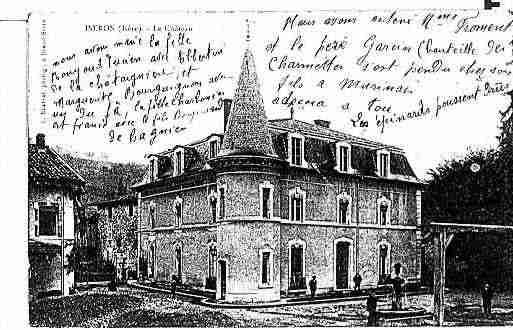 Ville de IZERON Carte postale ancienne