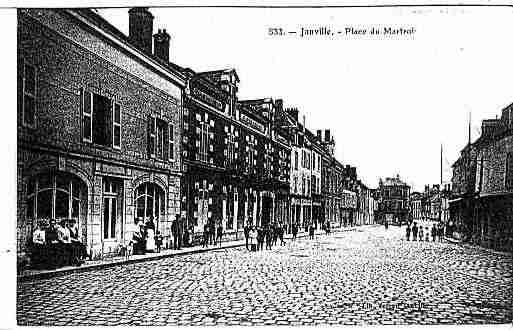 Ville de JANVILLE Carte postale ancienne