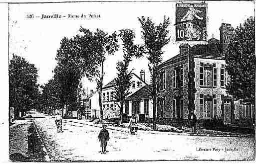 Ville de JANVILLE Carte postale ancienne