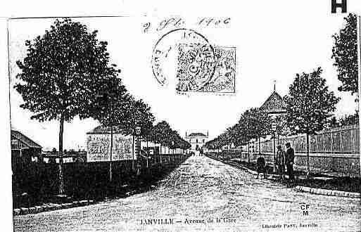 Ville de JANVILLE Carte postale ancienne
