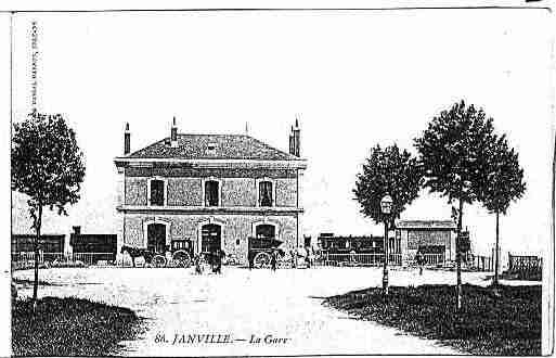 Ville de JANVILLE Carte postale ancienne