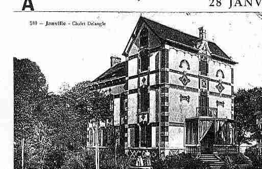 Ville de JANVILLE Carte postale ancienne