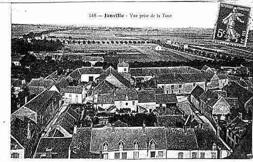 Ville de JANVILLE Carte postale ancienne
